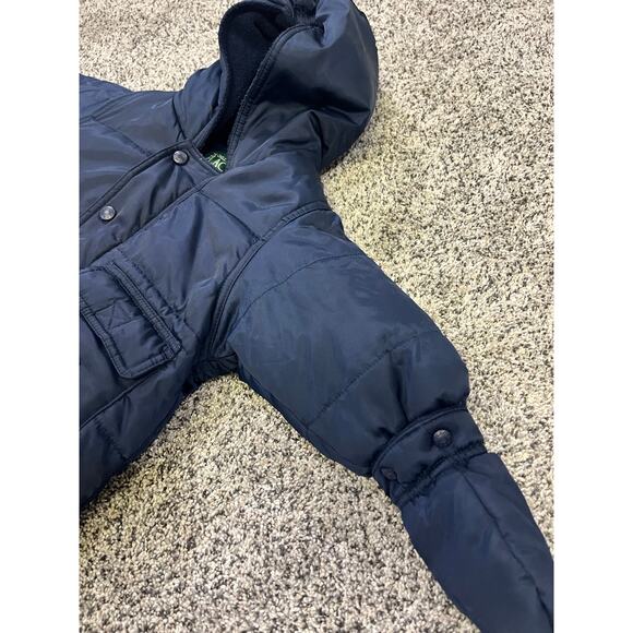 Children’s Place Toddler Snowsuit, Boys Size 12 Months, Navy w/ Gloves/Booties - Picture 4 of 9